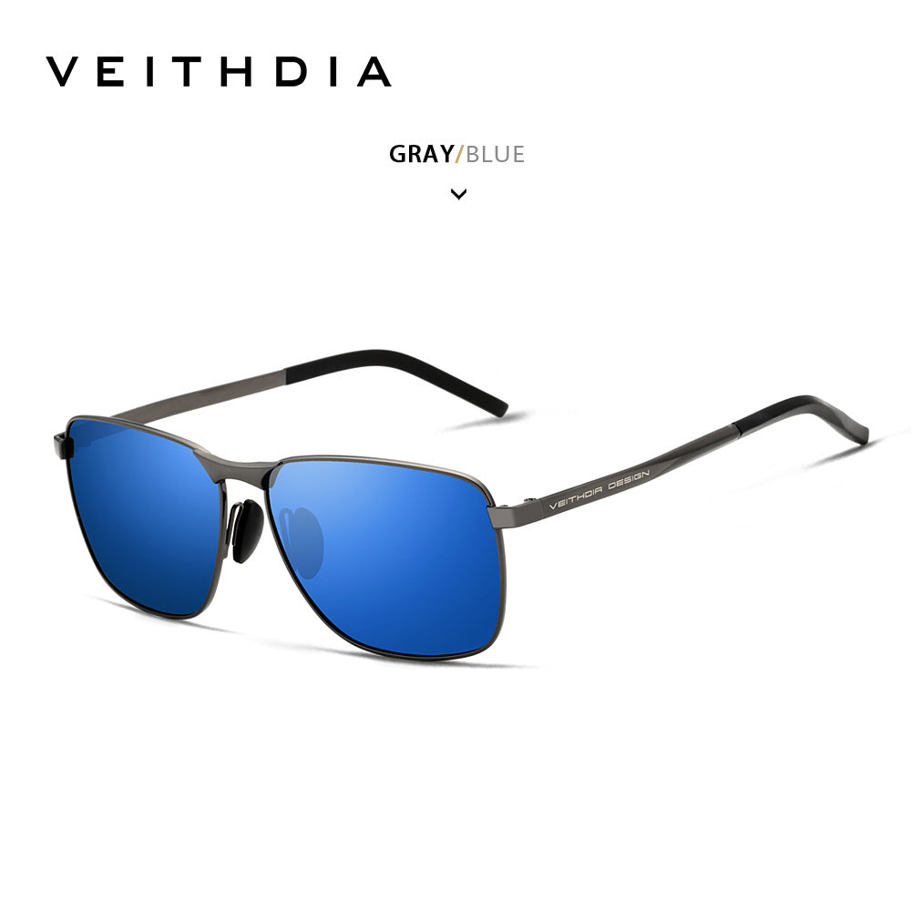No Brand Logo, Can Be Laser Engraved, Men's, Square Photochromic 2462