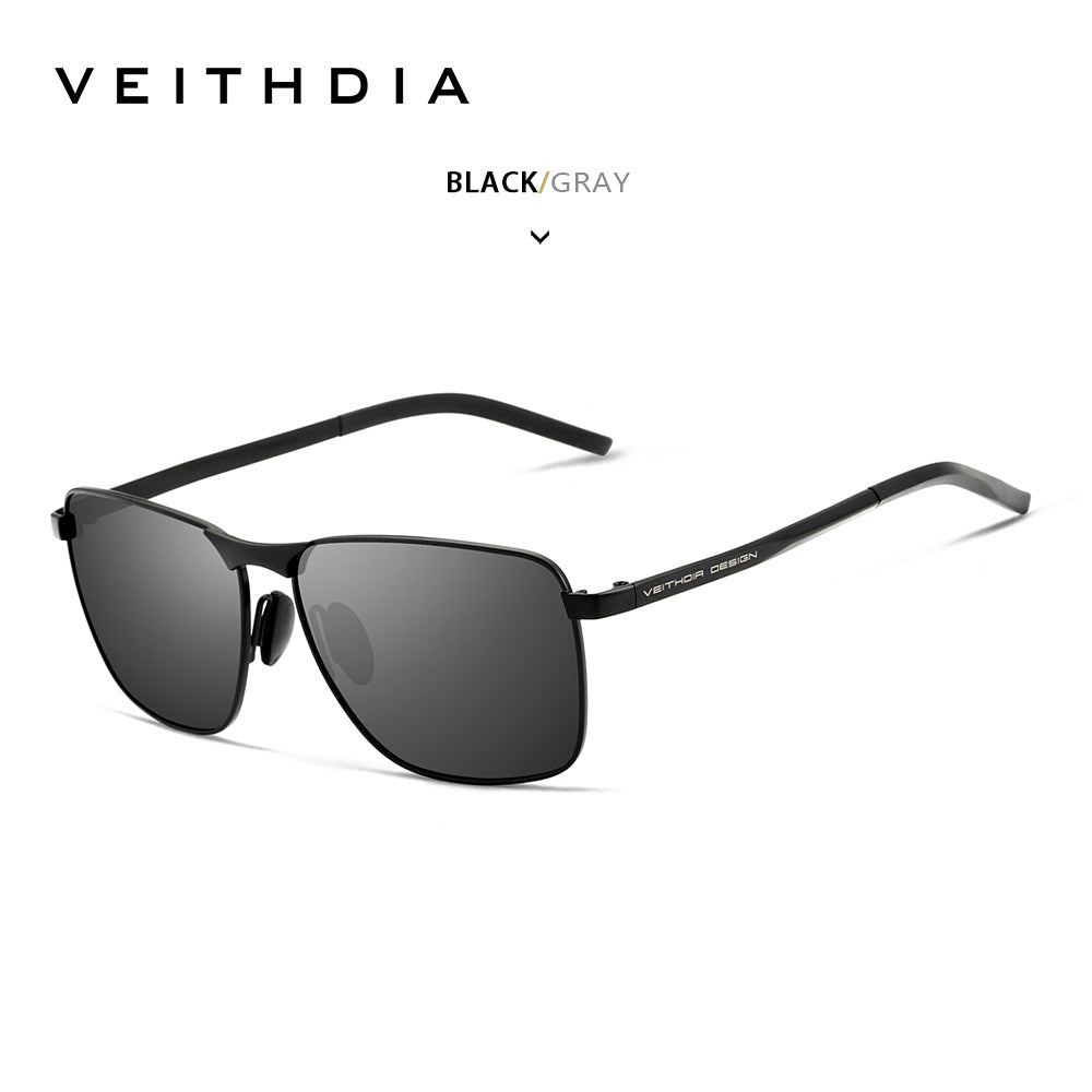 No Brand Logo, Can Be Laser Engraved, Men's, Square Photochromic 2462