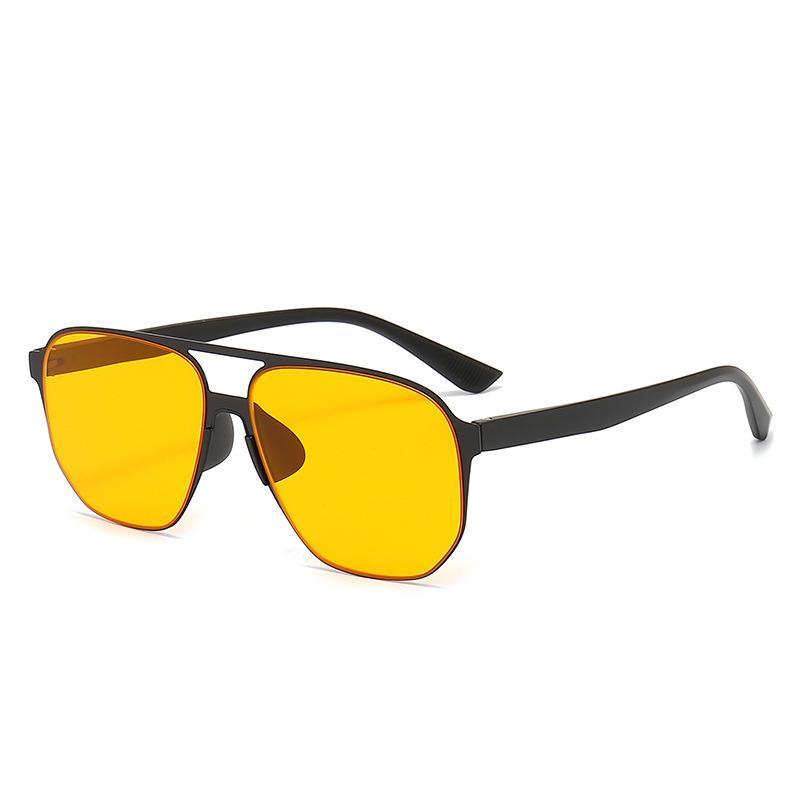 1pc Casual Style UV400 Polarized Nylon Lens Sunglasses with Zinc Alloy Frame And Temple | Summer Wear | Driving And Fishing Use