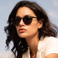 CARFIA Polarized Sunglasses for Women: Acetate Frame, Small Medium Size, UV400 Protection - Anti Glare CA5288