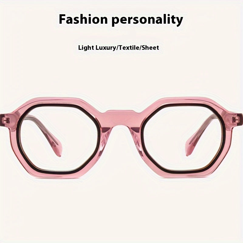 High Quality Polygonal Retro Versatile Trendy Glasses Frame