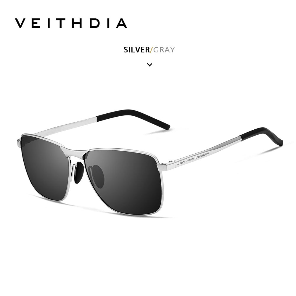 No Brand Logo, Can Be Laser Engraved, Men's, Square Photochromic 2462