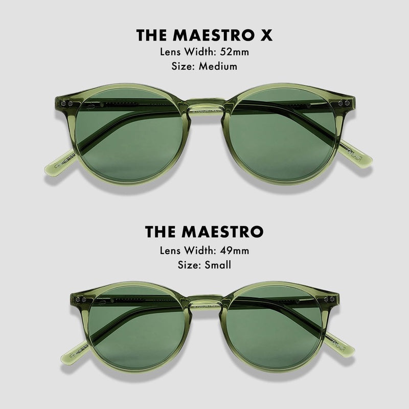 Prive Revaux The Maestro Metal X Classic Round Sunglasses - Polarized, 100% UV Protection - For Men Women - Caviar Black