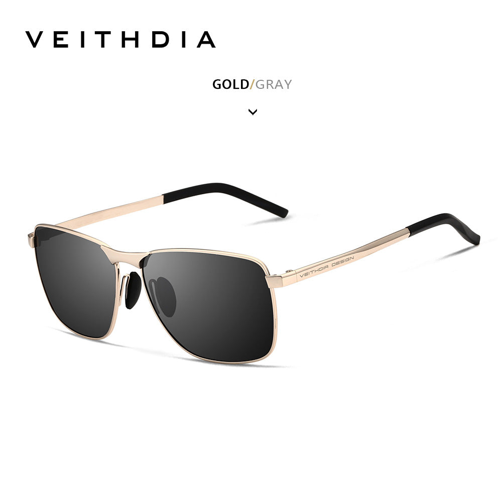 No Brand Logo, Can Be Laser Engraved, Men's, Square Photochromic 2462