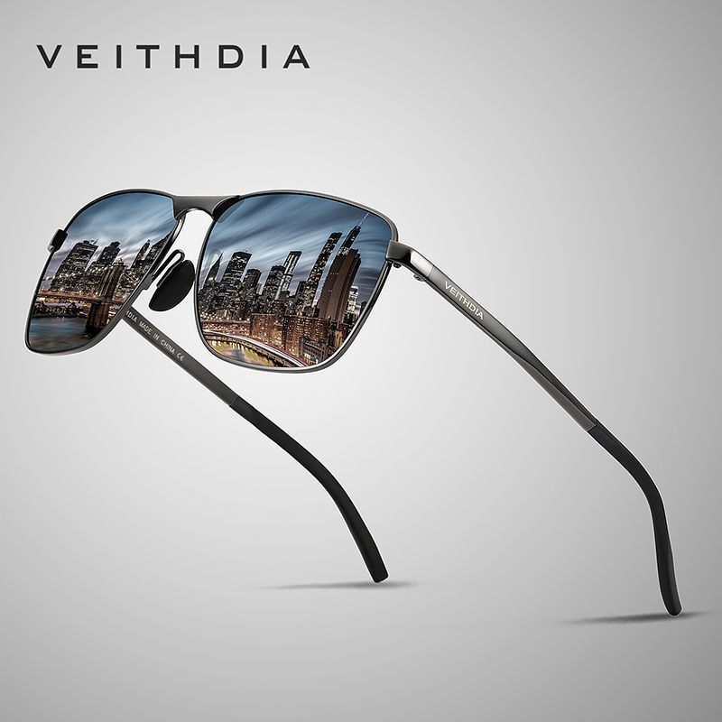 No Brand Logo, Can Be Laser Engraved, Men's, Square Photochromic 2462
