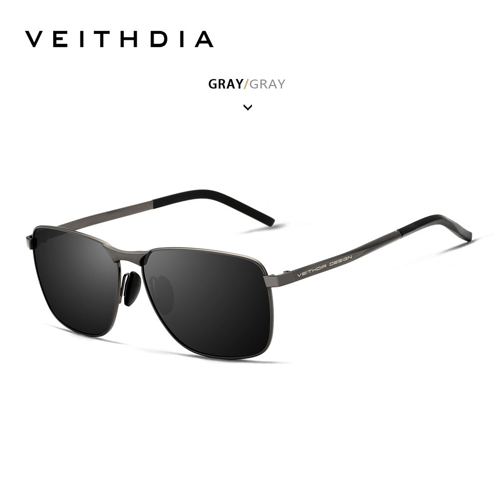 No Brand Logo, Can Be Laser Engraved, Men's, Square Photochromic 2462