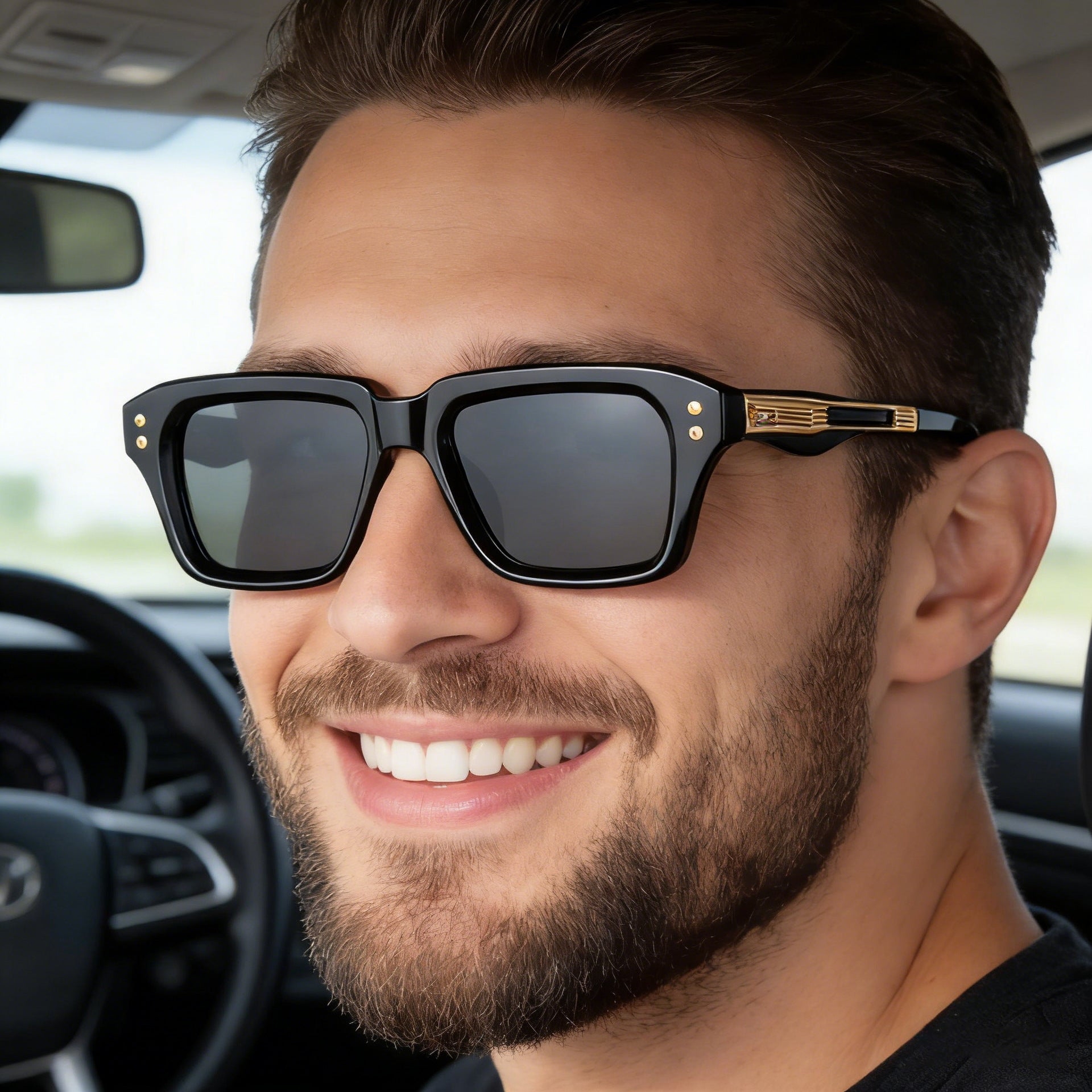2026 New Unisex Polarized Sunglasses Protection Classic Retro Oversized Sun Sunglasses Outdoor Driving Eyewear Shades