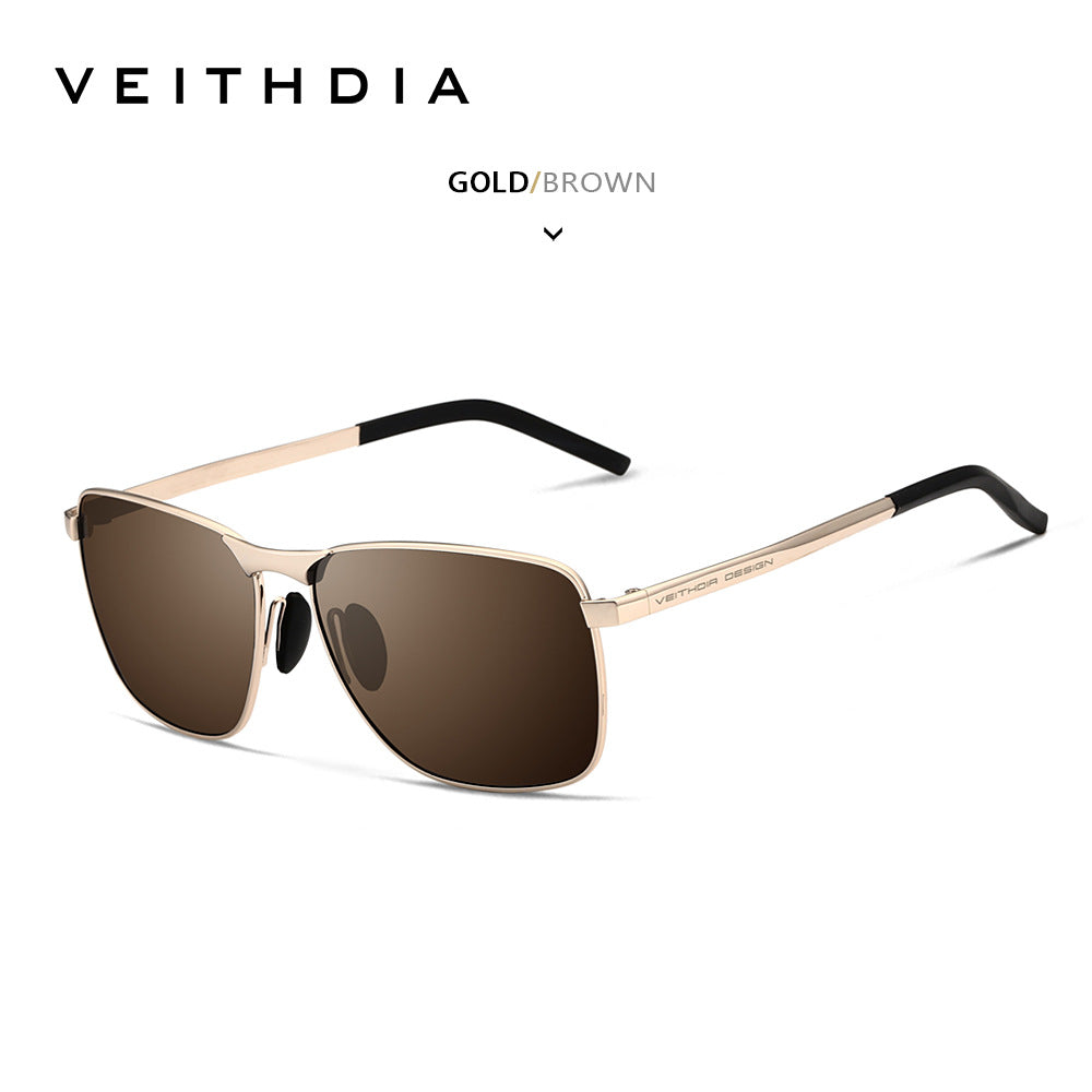 No Brand Logo, Can Be Laser Engraved, Men's, Square Photochromic 2462